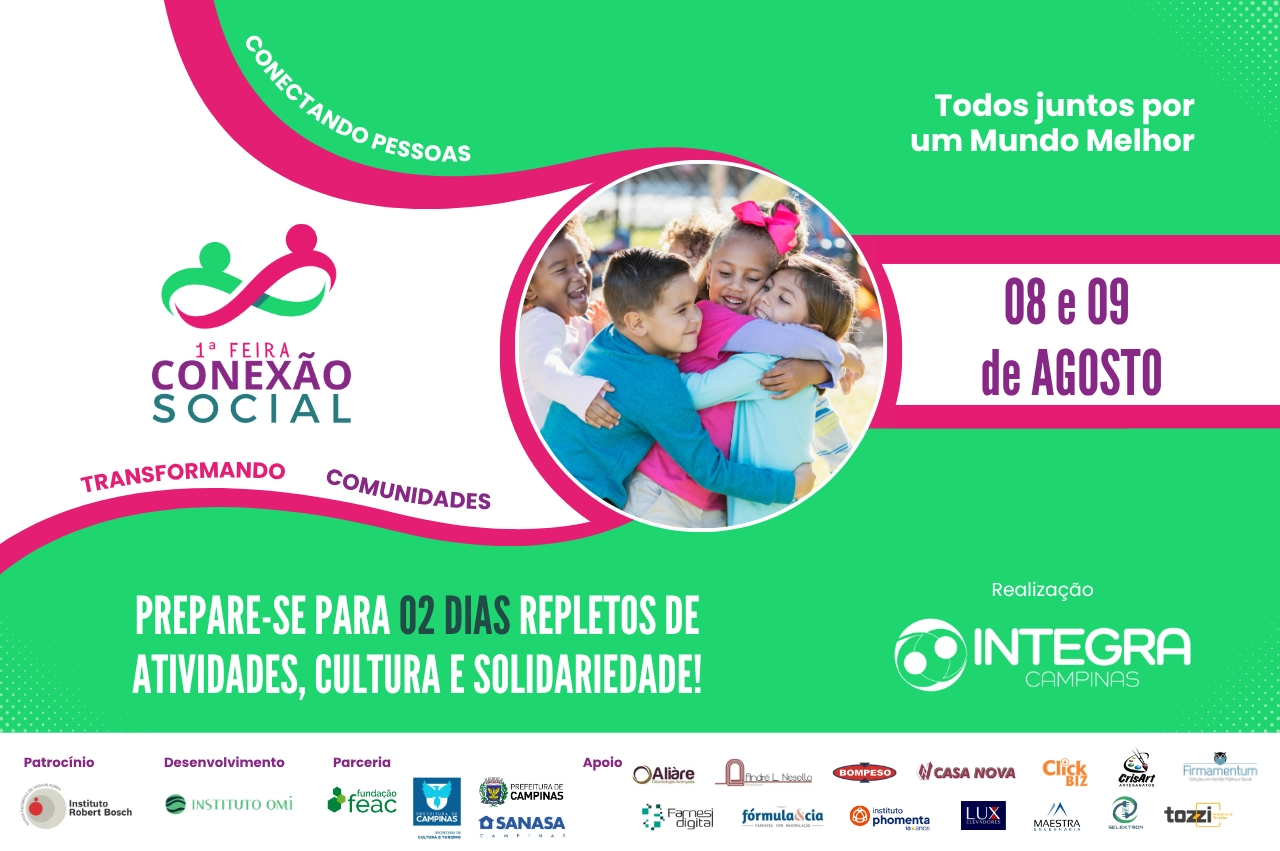 Feira Conexão Social: um espaço para se divertir e conhecer o trabalho das entidades de Campinas